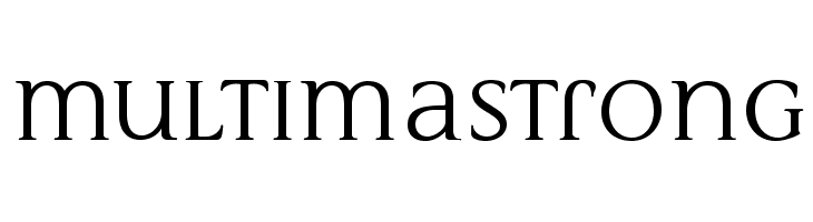 MultimaStrong  Descarca Fonturi Gratis