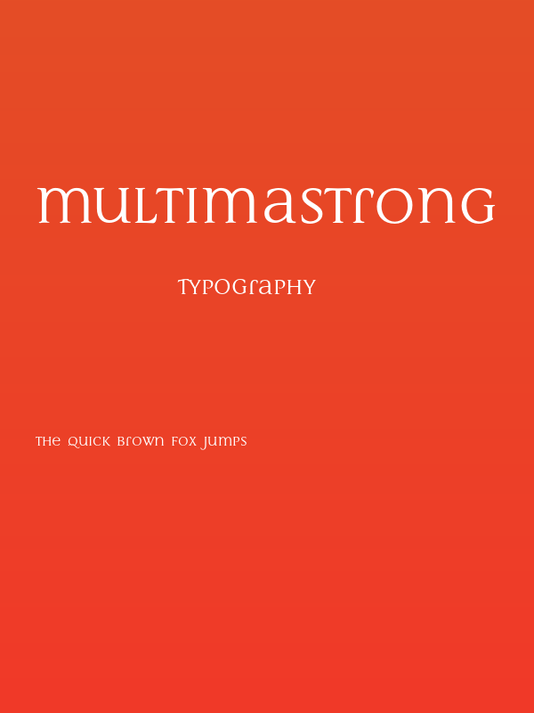MultimaStrong Poster