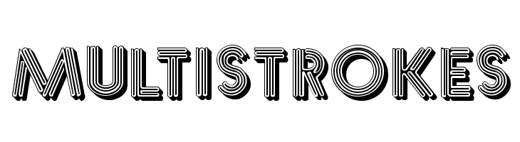 Multistrokes Font