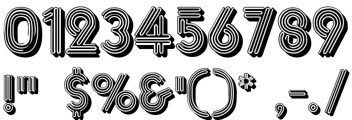 Multistrokes Font OTHER CHARS