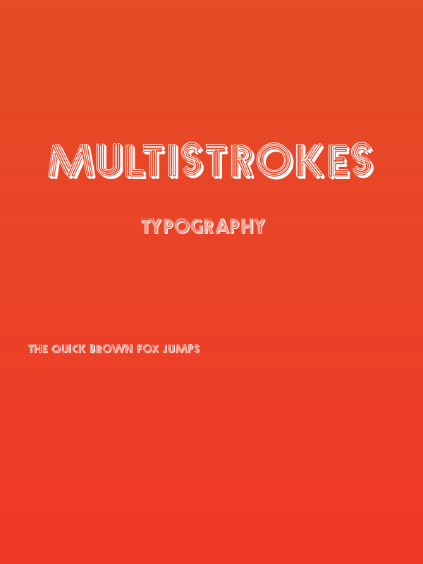 Multistrokes Poster