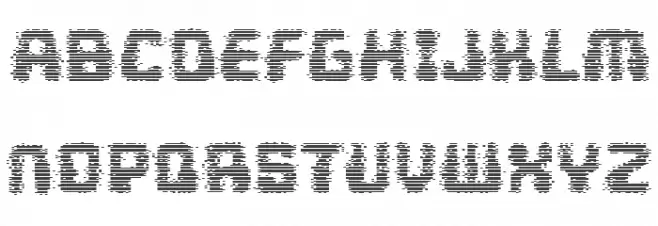 Multivac Ghost フォント 大文字