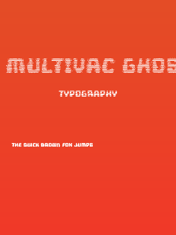 Multivac Ghost Poster