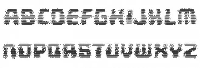 Multivac Ghost Schriftart Kleinbuchstaben