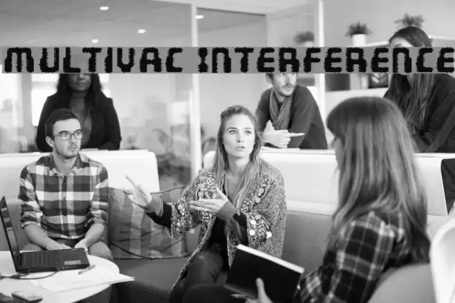 Multivac Interference Font examples