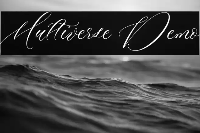 Multiverse Demo Font examples