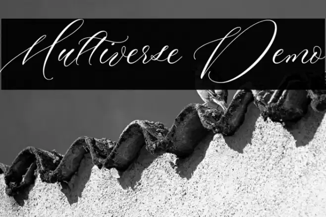 Multiverse Demo Font examples
