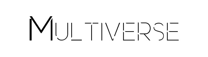 Multiverse  les polices de caractères gratuit tlcharger