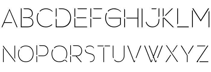 Multiverse Font LOWERCASE