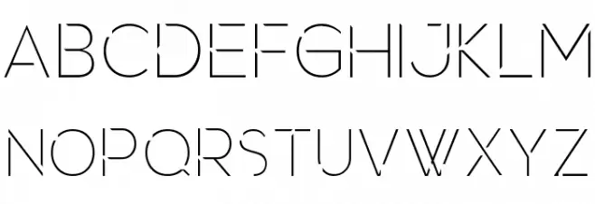 Multiverse Schriftart Kleinbuchstaben