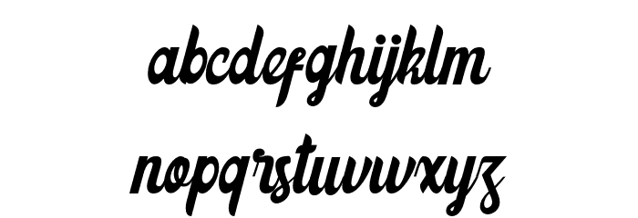 MumbaiCurryDemo Font LOWERCASE