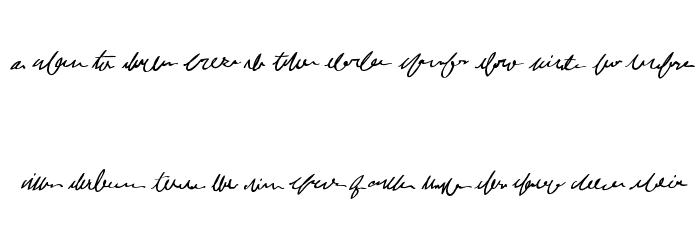 MumbleGrumble II BB Font LOWERCASE