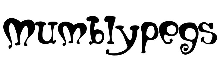 Mumblypegs  Frei Schriftart Herunterladen