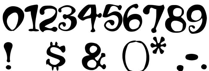 Mumblypegs Font OTHER CHARS