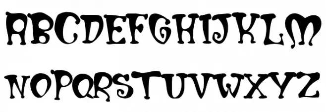 Mumblypegs Font Litere mari