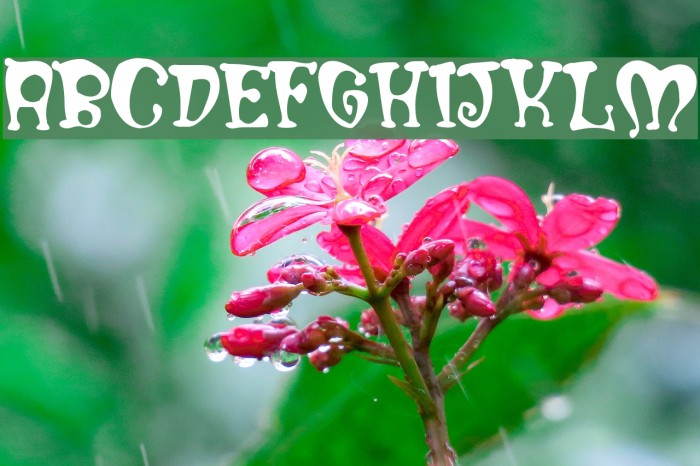 Mumblypegs Font examples