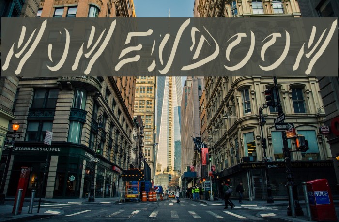 Mumendoom Font examples