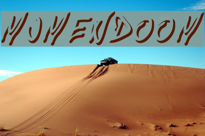 Mumendoom Font examples
