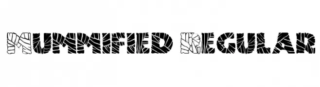 Mummified Regular  नि: शुल्क फ़ॉन्ट्स डाउनलोड