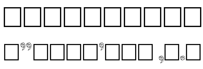 Mummified Regular Font OTHER CHARS
