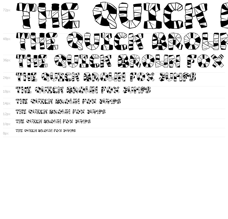 Mummy Halloween Bold Italic Waterfall