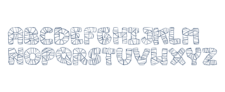 Mummy Halloween Lowercase