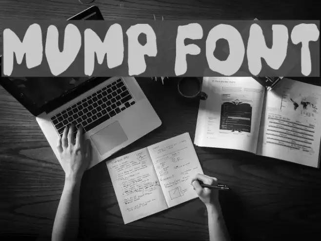 Mump Font examples