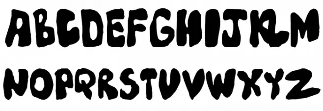 Mump Font LOWERCASE