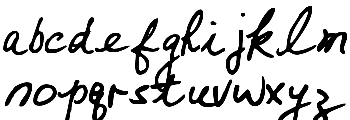 Mumsies Font LOWERCASE