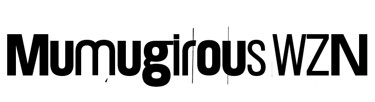Mumugirous WZN  नि: शुल्क फ़ॉन्ट्स डाउनलोड