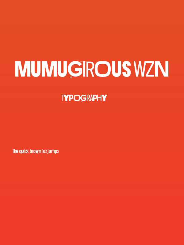Mumugirous WZN Poster