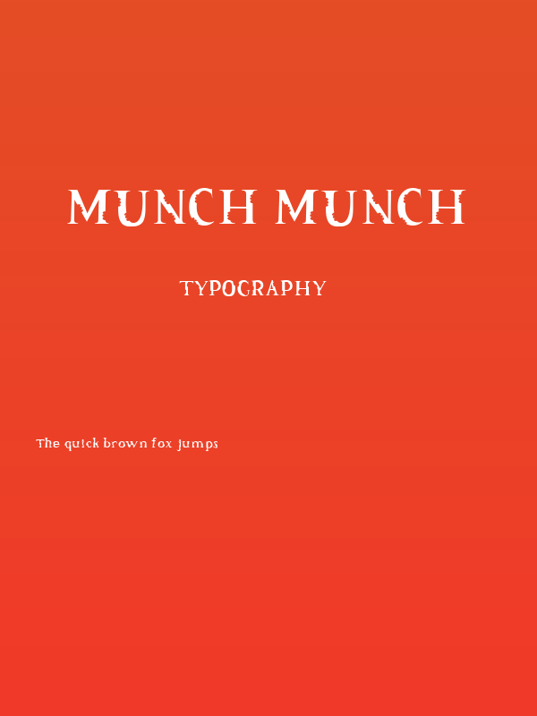 Munch Munch Poster