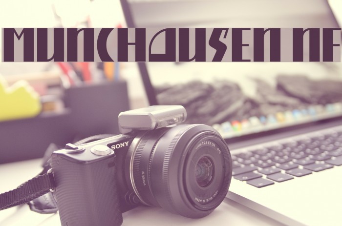 Munchausen NF Font examples