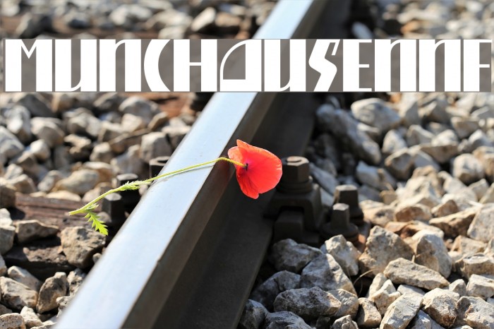MunchausenNF Font examples