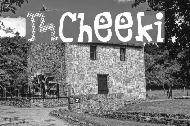 Muncheekin Font examples