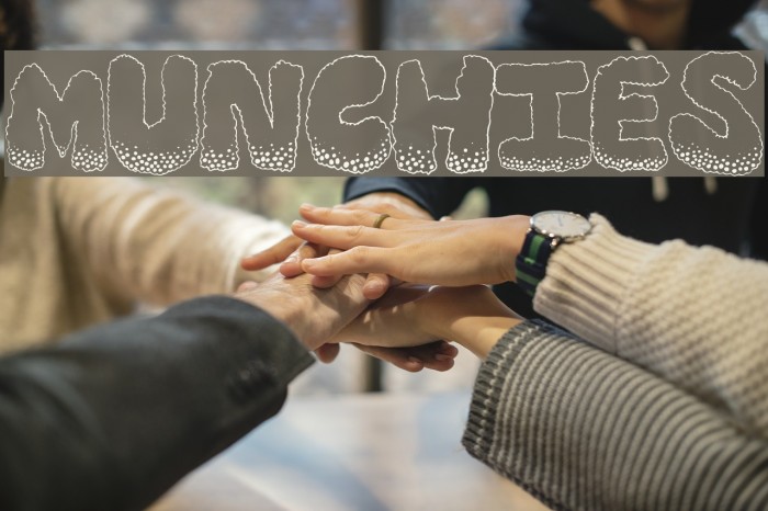 Munchies Font examples