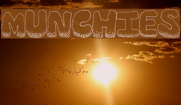 Munchies Font examples