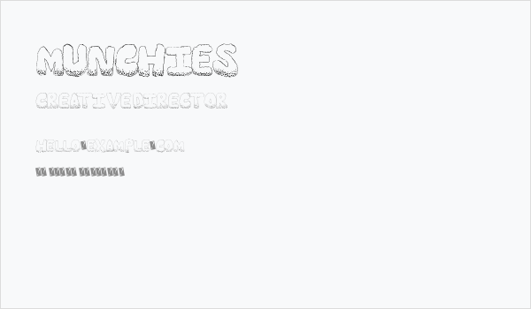 Munchies Business Card