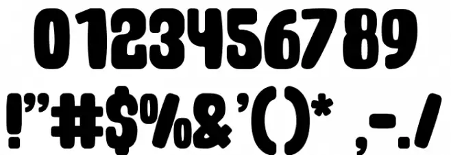 Munchkin Cream Font OTHER CHARS