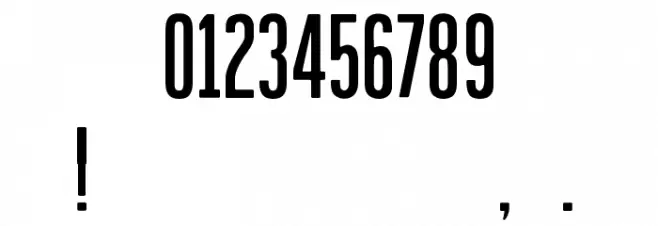 Mundane Gothic Regular Font OTHER CHARS