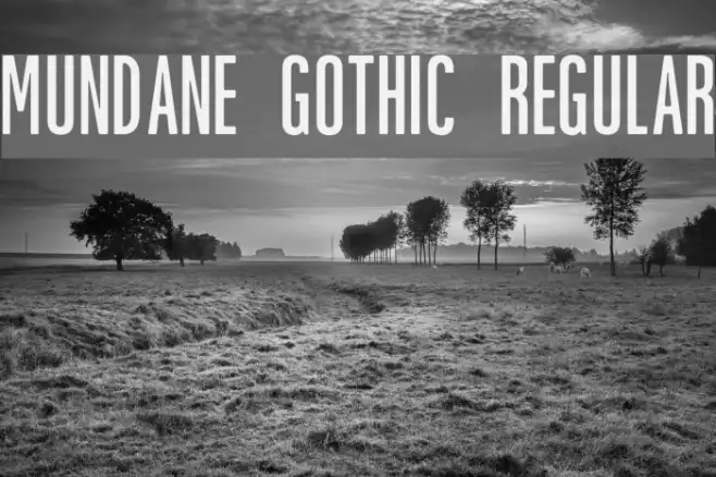 Mundane Gothic Regular Example 1