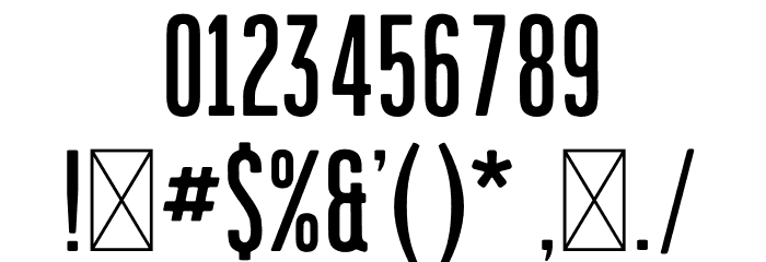 Mundane Nouveau Font OTHER CHARS