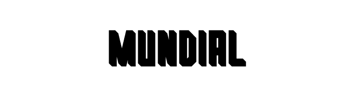 Mundial  Frei Schriftart Herunterladen