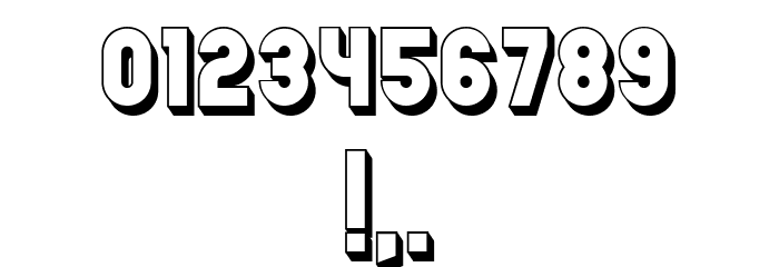 Mundo Hollow Regular Font OTHER CHARS