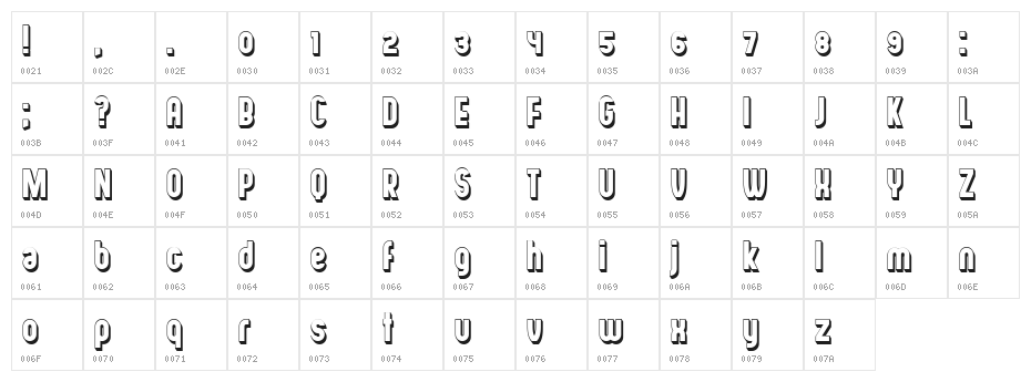 Mundo Hollow Regular Character Map