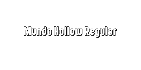 Mundo Hollow Regular Logo
