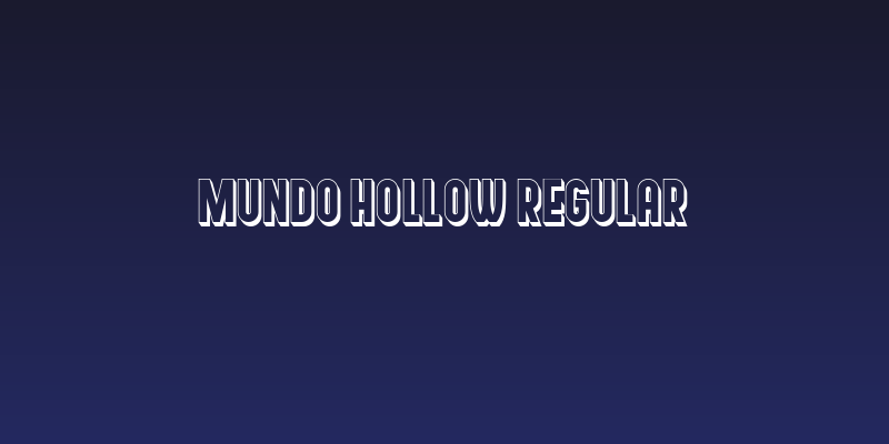 Mundo Hollow Regular Social Header