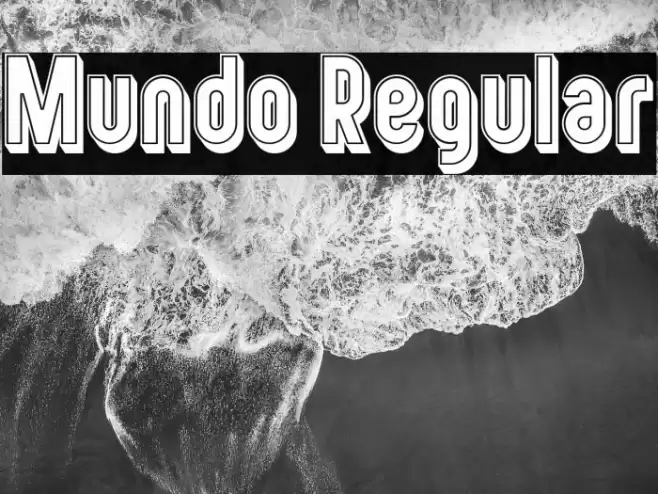 Mundo Regular Font examples