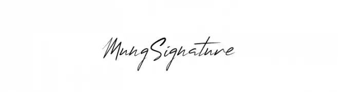 MungSignature  Fuentes Gratis Descargar