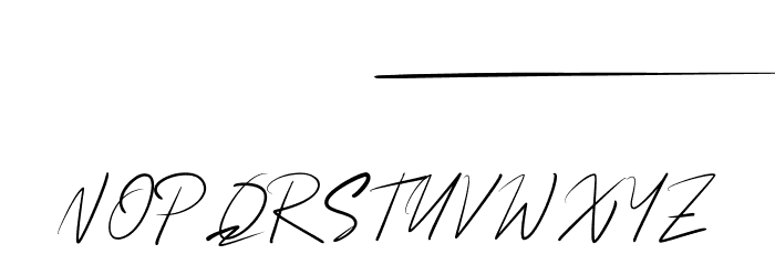 MungSignature Font OTHER CHARS
